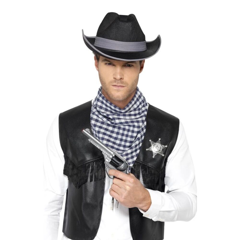 Smiffys Unisex Adult Western Costume Set / Black